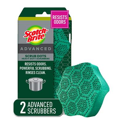 Scotch-Brite Heavy Duty Scrub Sponge (2-Pack) 455-2-6 - The Home Depot