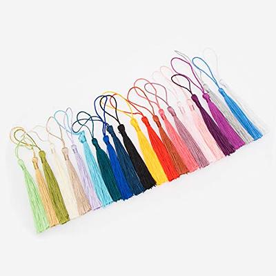 VAPKER 200 Pieces 13cm/5-Inch Silky Handmade Soft Tassels Floss