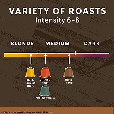 Starbucks by Nespresso Medium Roast Single-Origin Colombia Coffee (50-count  single serve capsules, compatible with Nespresso Original Line System)