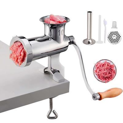 Household Manual Meat Grinder Hand Crank Meat Vegetable Mincer Sausage  Stuffer Grinding Machine Kitchen Tool - Yahoo Shopping