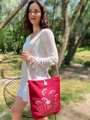 NEW Bohemian Hobo Bag Women's linen large capacity shoulder bag