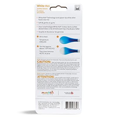Munchkin® White Hot® Safety Baby Spoons, BPA Free, 4 Pack, Polypropylene -  Yahoo Shopping