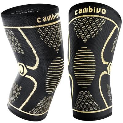 CAMBIVO 2 Pack Knee Brace, Knee Compression Sleeve for Men and Women, Knee  Support for Running, Workout, Gym, Hiking, Sports (Beige,Large) - Yahoo  Shopping