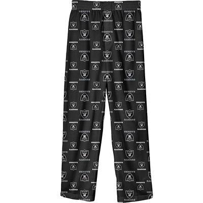 FOCO NFL Las Vegas Raiders Men's Pajama Shirt and Pants Lounge Set