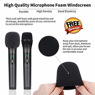 KITHOUSE K380A Wireless Microphone Karaoke Microphone Wireless Mic Dual  with Rechargeable Bluetooth Receiver System Set - UHF Handheld Cordless  Microphone for Singing Speech Church(Elegant Black) - Yahoo Shopping