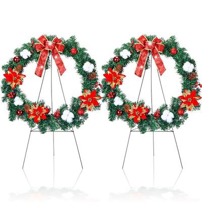 30 Inch Cemetery Easel, Cemetery Wreath, Gravesite, Funeral Wreath Easel, Wreath  Stand 