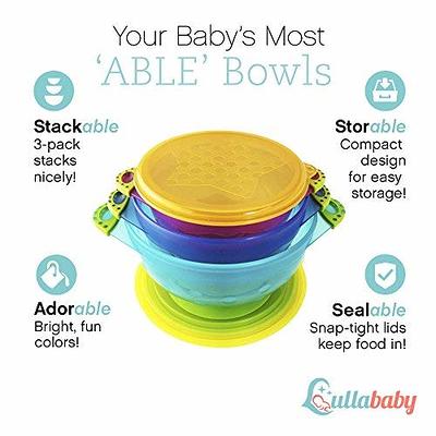 Xabono Baby Plates With Suction BPA Free Suction Plates For Baby