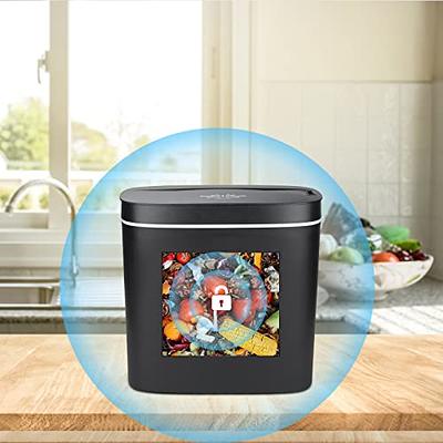  Touchless Bathroom Trash Can with Lid, 3.2 Gallons