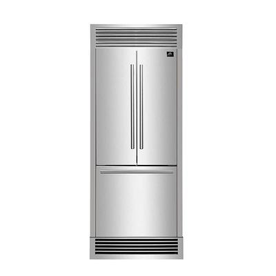 16-Cu. ft. 3-Door French Door Refrigerator with Ice Maker, Stainless Steel - Galanz GLR16FS2K16