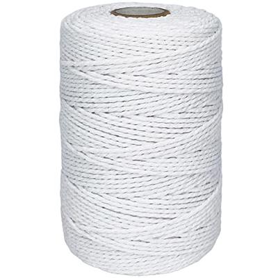 White Cotton Butchers Twine String 328 Ft 2MM Cord for Crafts DIY