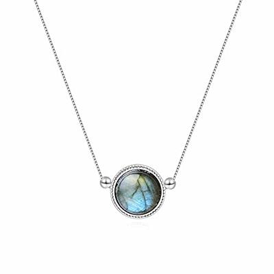 Sterling Silver Trillion Labradorite Pendant Necklace With 18 Silver Chain  - Etsy UK | Labradorite pendant, Pendant bails, Pendant