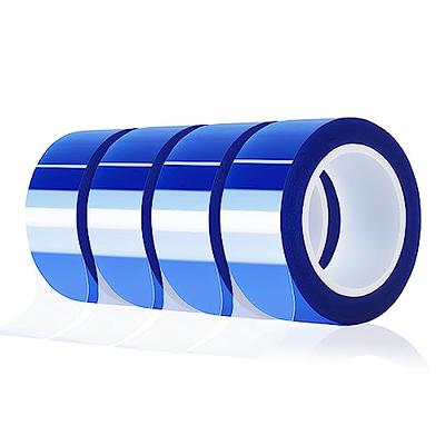 MEBMIK 4 Rolls 20mm x16m(52FT) Blue Heat Tape High Temperature Heat  Resistant Tape Heat Transfer Tape for Heat Sublimation Press Vinyl,No  Residue - Yahoo Shopping