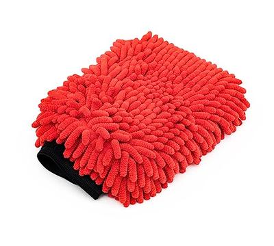 Car Wash Mitt Scratch Free Machine Washable Microfiber Soft Washing Glove  for Motorcycles Automotives Trucks Boats Cars