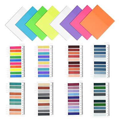 Mr. Pen- Pastel Transparent Sticky Notes, 200 pcs, Bible Sticky Notes,  Translucent Sticky Notes 