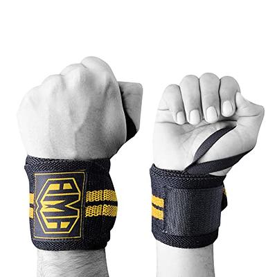 RDX Weight Lifting Wrist Support Wraps, IPL USPA Approved, Elasticated Pro  18” Cotton Straps, Thumb Loop, Powerlifting Bodybuilding Fitness Strength  Gym Training WOD Workout, Gymnastics Calisthenics 