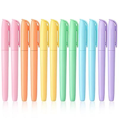  Xgunion Aesthetic Highlighters Pastel 12pcs Assorted Colors  Bible Highlighters and Pens No Bleed Cute Neutral Pastel Highlighter Set  Dry Fast Bible Markers for College School Office Supplies : Office Products
