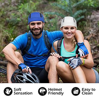 Skull Cap Helmet Liner Beanie, Cooling Mesh Cycling Running Hat for Men  Women, Fits Under Helmets (Black & Light Slategray) - Yahoo Shopping