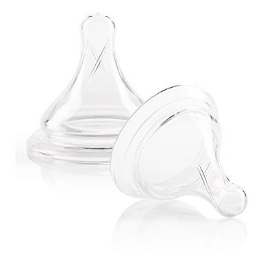 MAM Bottle Nipples Extra Slow Flow Nipple 0-Set of 2 for Newborns and Older