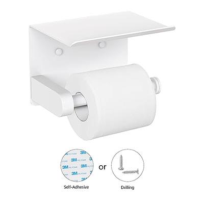 Toilet Paper Holder, Self Adhesive Tissue Holder Stainless Steel