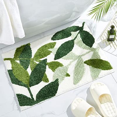  Genteele Bath Mats for Bathroom Non Slip - White 17 x