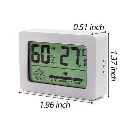 Mini Reptile Terrarium Thermometer Hygrometer with Probe Reptile Thermometer  and Humidity Gauge Digital Pet Thermometer with Fast Readout for Turtles  Lizards Care Aquariums (White) - Yahoo Shopping