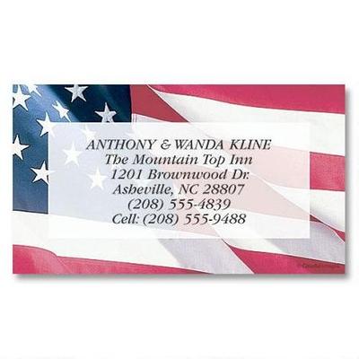  Custom Printed Business Cards - Thick Sturdy Stock 300GSM -  3.5 x 2 - 100% Made in the U.S.A. (Ocean Blue, 100) : Office Products
