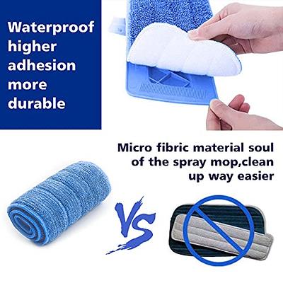 HOMEXCEL Reusable Microfiber Mop Pads Compatible with Swiffer  Sweeper-Washable Wet Pad Refills for Wet & Dry Use,Floor Cleaning Mop Head  Pads Refills