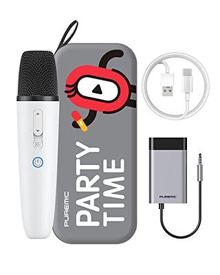 FerBuee Wireless Microphone Dual Professional Cordless Dynamic Mic Handheld  Microphone System for Amplifier, PA System, Karaoke, Meeting, Party