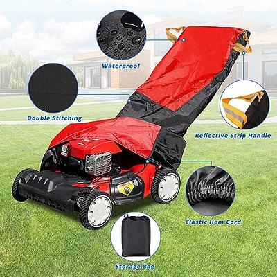 Keyless4U Lawn Mower Cover,Outdoor Push Mower Covers,Waterproof UV  Protection Universal Fit Push Mower Cover.Protects Against Water, UV, Dust,  Wind for Outdoor Protection, Lawn Mower Accessories, with Storage  Bag(Black&Red) - Yahoo Shopping