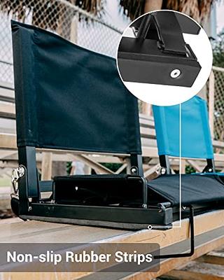 SPORT BEATS Stadium Seat for Bleachers with Back Support and Cushion  Includes Shoulder Strap and Cup Holder - Yahoo Shopping