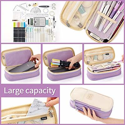 Large Capacity Pencil Pen Case Bag for Middle High School Office