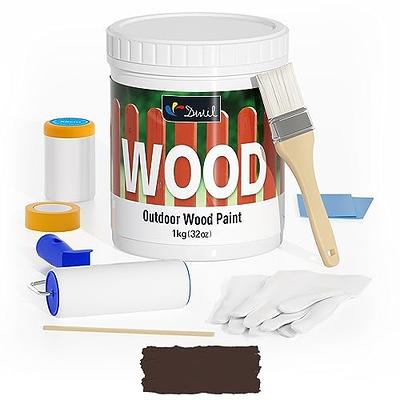 DWIL Outdoor Paint for Wood - Fast Dry and No Sanding Matte Finish Exterior  Paint for Wood, Easy Apply, Water Based Paint, outdoor furniture paint 1  Quart, CHOCOLATE - Yahoo Shopping