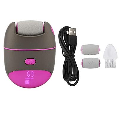Aoibox Electric Foot Callus Remover Foot Grinder Rechargeable Foot File Dead Skin Pedicure Machine, Black