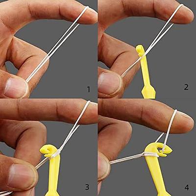 2 X Hook Loop Tyer And Disgorger Tie Fast Nail Knot Tying Tool For