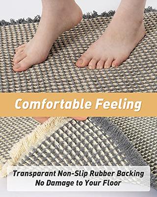 COCOER Non Slip Bath-Mat, Super Absorbent Washable Bath Mats for