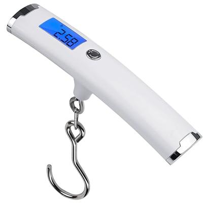 YAGSUW Digital Hanging Luggage Scale,Portable Handheld Baggage Suitcase  Electronic Scale for Travel Household Fishing and Gift 110lb Black