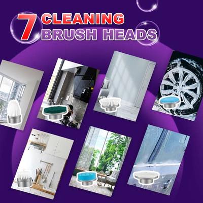 Cordless Electric Spin Sonic Scrubber,Powerful Cleaning Brush with Smart  Display