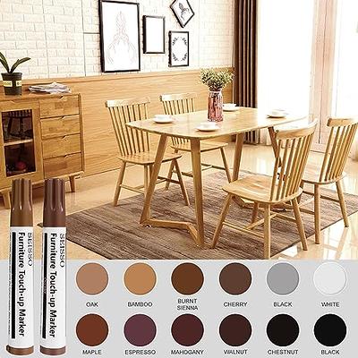 Floor Repair Kit Wood Markers Wax- Furniture Laminate Vinyl Plank Linoleum  Hardwood Repair Kit Touch Up Marker Pens Cover Scratches, Stains, Cracks