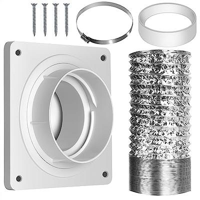 Morinoli 24 Feet Dryer Vent Cleaner Kit, Chrome Button Locking