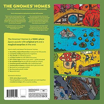 The Gnomes' Homes • 1000 Piece Jigsaw Puzzle from The Magic Puzzle