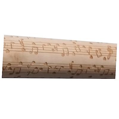 SHOWERORO Rolling Embossed Rolling Pin Rolling Oin Baking Rolling Embossing  Rolling Pin Wood Rolling Pin Musical Note Rolling Pin Wooden Rolling Pin  Household Rolling Pin Note Printing - Yahoo Shopping