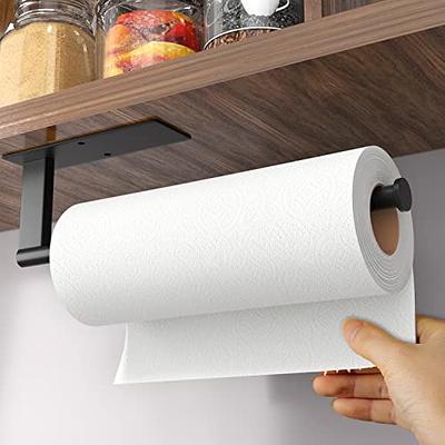 Kitchen Details Paper Towel Holder in White with Deluxe Tension Arm  23953-WHITE - The Home Depot