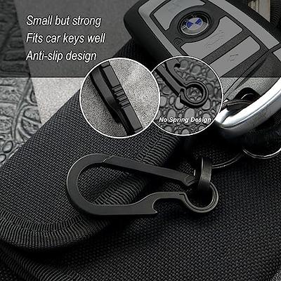 Strong Key Ring Carabiner Keyring Corrosion Resistant Metal Keychain Holder  Durable Versatile Accessory for Small Items