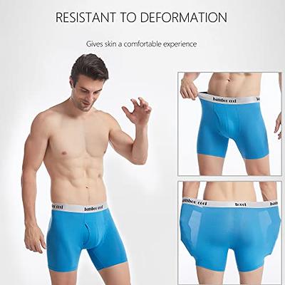 BAMBOO COOL Womens Bamboo Boxer Briefs Underwear Soft Stretch Boy Shorts  Panties for Women
