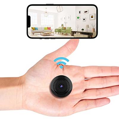 Wireless Camera Mini Hidden WiFi Spy Camera Portable Small Nanny Cam with  Night Vision and Motion Detection HD 1080P Cam Surveillance Cameras for  Home Security Indoor/Outdoor - Yahoo Shopping