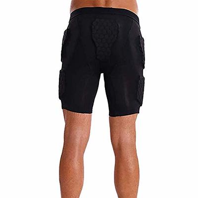 Padded Compression Shorts Padded Football Girdle Hip and Thigh Protector  for Football Paintball Basketball Ice Skating Rugby Soccer Hockey and All  Other Contact Sports 