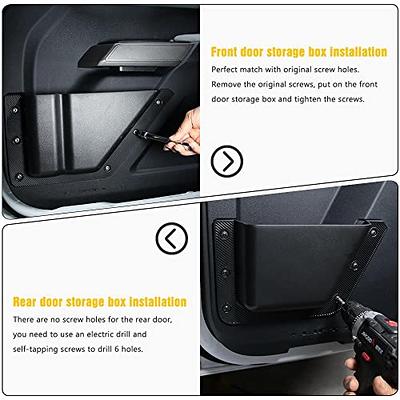 Mabett Console Organizer Tray for Bronco Accessories, Armrest Storage Box  fit Bronco 2021 2022 2023 2/4-Door wiht Non-Slip Mat Black