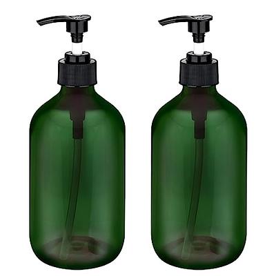 2 Pack Pump Bottles Dispenser 16.9 OZ 500ml Bathroom Countertop Pump  Dispensers Refillable Plastic Containers for Lotion Shampoo Body Wash Hand  Dish Soap Kitchen Accessories with Waterproof Labels - Yahoo Shopping