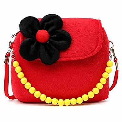 Buy Little Girl Purse Cute Fox Sequins Leather Crossbody Bag Small Purse  Shoulder Bag for kids Gift (Black) at Amazon.in