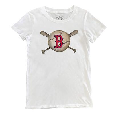 Women's Tiny Turnip White Chicago Sox Heart Lolly T-Shirt Size: Extra Large